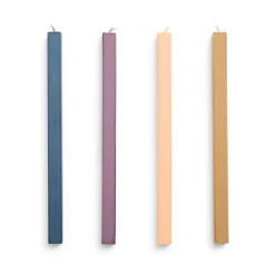 HAY Kynttilät^Square Candle kynttilä mix 4-pack, Dark