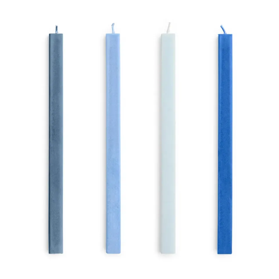 HAY Kynttilät^Square Candle kynttilä mix 4-pack, Blues