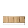 Ethnicraft Senkit & Sivupöydät^Stairs sideboard 4 ovea, Tammi 200 x 80 x 46 cm