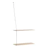 Woud Hyllyt & Hyllyjärjestelmät^Stedge hylly 60 cm, Valkopigmentoitu tammi
