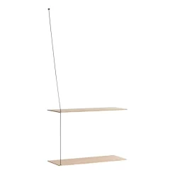 Woud Hyllyt & Hyllyjärjestelmät^Stedge hylly 60 cm, Valkopigmentoitu tammi