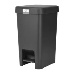 Brabantia Poljinämpärit^StepUp poljinroskakori 16 l, Tummanharmaa