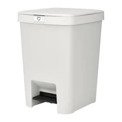 Brabantia Poljinämpärit^StepUp poljinroskakori 25 l, Vaaleanharmaa
