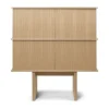 Ferm Living Senkit & Sivupöydät^Stilt sideboard double 109x100 cm, Natural oak