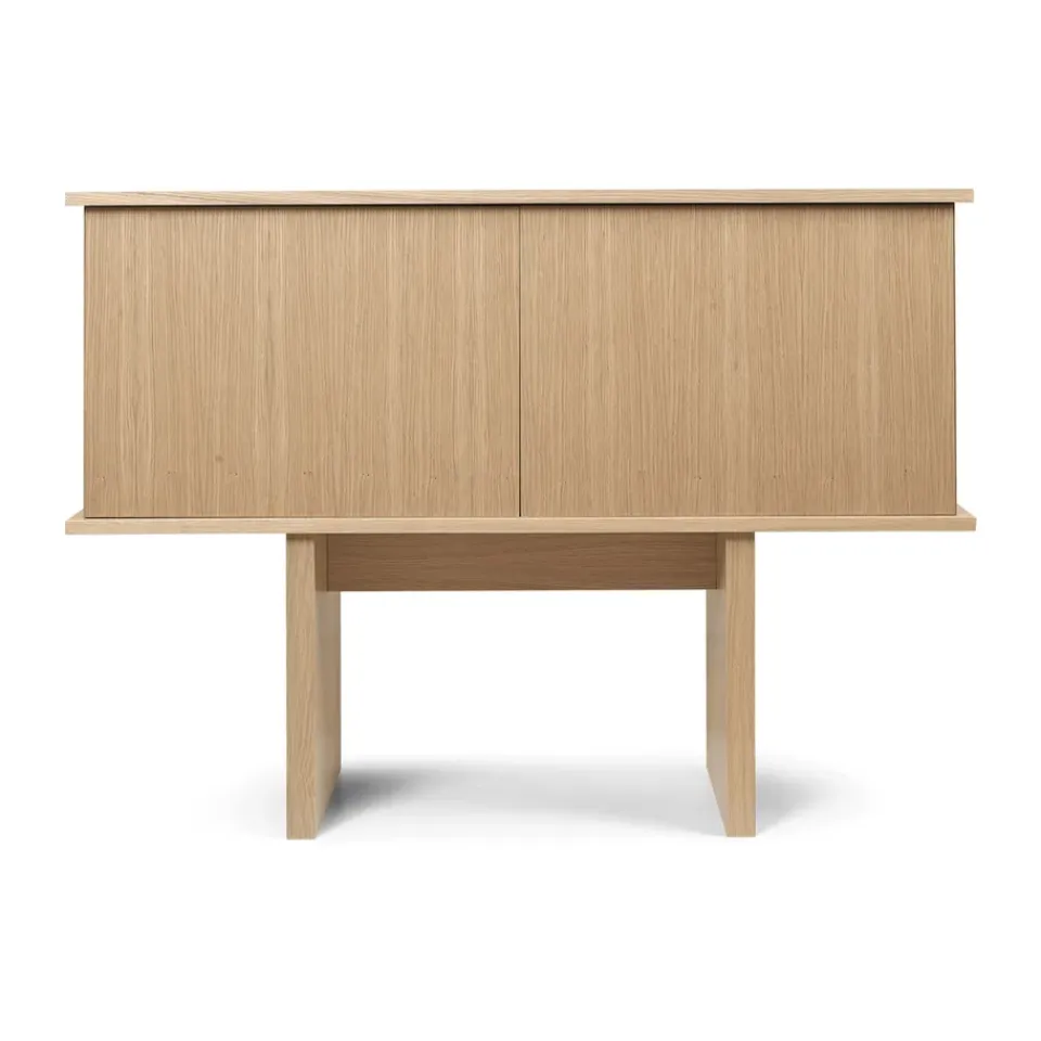 Ferm Living Senkit & Sivupöydät^Stilt sideboard single 72,5x100 cm, Natural oak