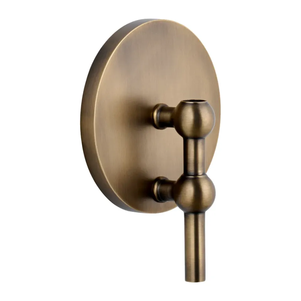 STOFF Kynttilänjalat & Kyntteliköt^Nagel kynttilänjalka seinälle, Bronzed brass.