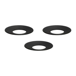 STOFF Lisätarvikkeet Kynttilänjaloille Ja Kynttilälyhdyille^Naulavalaisin vaalea hihna 3-pack, Musta