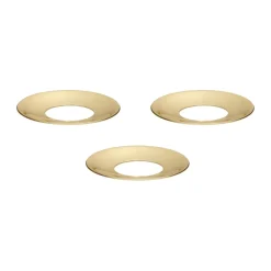 STOFF Lisätarvikkeet Kynttilänjaloille Ja Kynttilälyhdyille^Naulavalaisin vaalea hihna 3-pack, Kiinteä messinki
