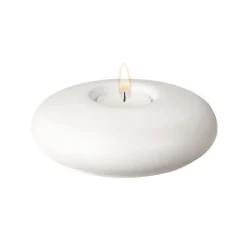 Scandi Living Kynttilälyhdyt & Kynttilävadit^Stone lyhty Ø13 cm, Valkoinen