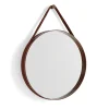 HAY Pyöreät Peilit|Seinäpeilit^Strap Mirror -peili, Dark brown