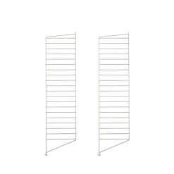 String Hyllyt & Hyllyjärjestelmät^lattiakaide, Beige, 115x30 cm, 2-pakkaus