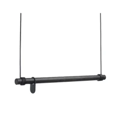 LIND DNA Vaatelineet & Henkarit^Swing vaateripustin, Oak black, m, naru black