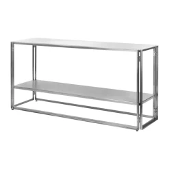 Kristina Dam Studio Tv-Tasot & Mediakalusteet|Senkit & Sivupöydät^Taitettava konsoli 124×60 cm, Harjattu ruostumaton teräs