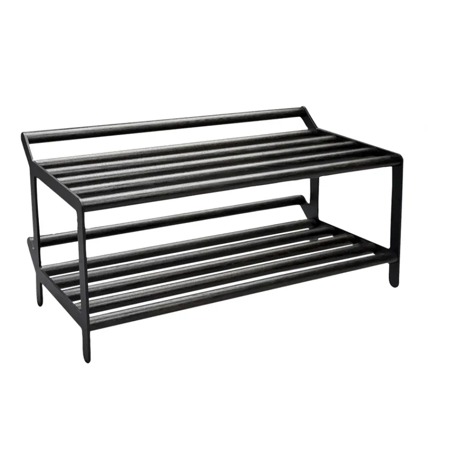Essem Design Kenkähyllyt^Tamburin kenkähylly 60 cm, Mustaksi petsattu tammi-musta