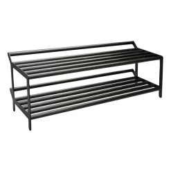 Essem Design Kenkähyllyt^Tamburin kenkähylly 100 cm, Mustaksi petsattu tammi-musta