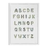 Kunskapstavlan® Julisteet^The alphabet watercolour juliste, 30x40 cm