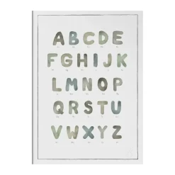 Kunskapstavlan® Julisteet^The alphabet watercolour juliste, 30x40 cm