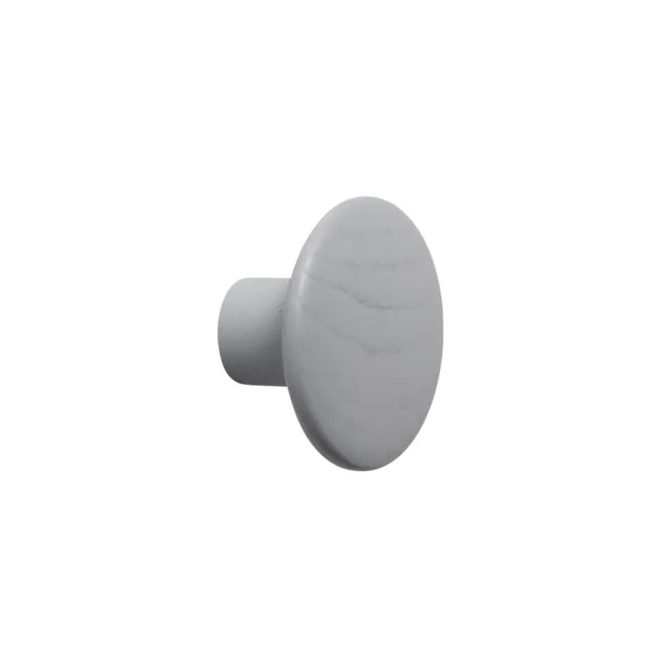 Muuto Koukut & Vaateripustimet|Lastenhuoneen Säilytys^The Dots ripustin harmaa, Ø9 cm