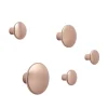 Muuto Koukut & Vaateripustimet|Lastenhuoneen Säilytys^The Dots ripustin metalli 5 kpl, Rose