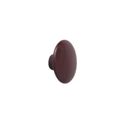Muuto Koukut & Vaateripustimet|Lastenhuoneen Säilytys^The Dots vaatekoukku burgundy, Pieni