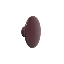 Muuto Koukut & Vaateripustimet|Lastenhuoneen Säilytys^The Dots vaatekoukku burgundy, Iso