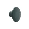 Muuto Koukut & Vaateripustimet|Lastenhuoneen Säilytys^The Dots -vaatekoukku dark green, Ø 9 cm
