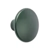 Muuto Koukut & Vaateripustimet|Lastenhuoneen Säilytys^The Dots -vaatekoukku metalli 5 cm, Dark green