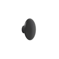 Muuto Koukut & Vaateripustimet|Lastenhuoneen Säilytys^The Dots vaatekoukku musta, Ø6,5 cm