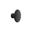 Muuto Koukut & Vaateripustimet|Lastenhuoneen Säilytys^The Dots vaatekoukku musta, Ø9 cm