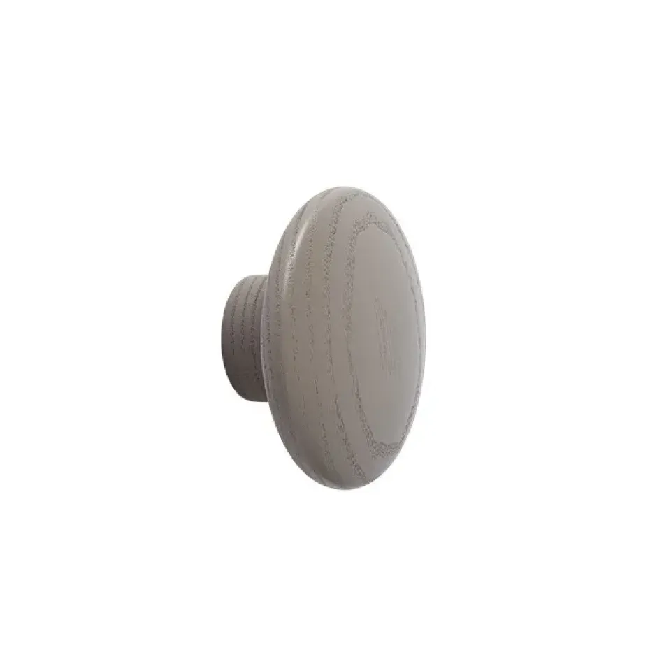 Muuto Koukut & Vaateripustimet|Lastenhuoneen Säilytys^The Dots -vaatekoukku taupe, Ø 6,5 cm