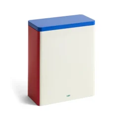 HAY Laatikot & Rasiat^Tin Container säilytyspurkki x-large, Off white-blue-red