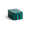 HAY Laatikot & Rasiat^Tin Container säilytyspurkki small, Green-dark blue