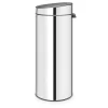 Brabantia Poljinämpärit^Touch Bin roskakori 30 litraa, brilliant steel (kiiltävä hopea)