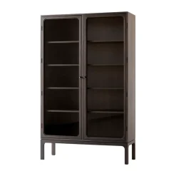 &Tradition Kaapit & Vitriinit^Trace SC88 -vitriinikaappi 120 x 192 x 40 cm, Dark stained oak