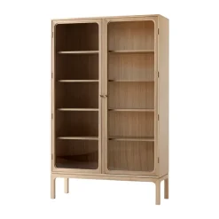 &Tradition Kaapit & Vitriinit^Trace SC88 -vitriinikaappi 120 x 192 x 40 cm, Natural natural oak