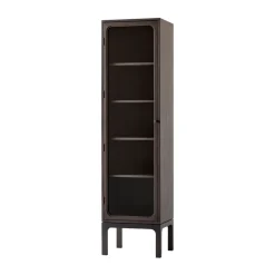 &Tradition Kaapit & Vitriinit^Trace SC87 -vitriinikaappi 50 x 192 x 40 cm, Dark stained oak
