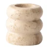 Tell Me More Kynttilänjalat & Kyntteliköt^Travertiini kynttilänjalka, Medium 8 cm