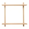 Andersen Furniture Hyllyt & Hyllyjärjestelmät^Treat seinähylly kaksinkertainen, Tammi, 50×12×50 cm