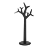 Swedese Vaatelineet & Henkarit^Tree takkinaulakko lattiamalli 134 cm, Musta