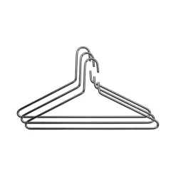 Essem Design Vaatelineet & Henkarit|Koukut & Vaateripustimet^Triangel vaateripustin, 3-pakkaus, Kromi