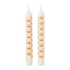 Broste Copenhagen Kynttilät^Tulip kynttilä 2-pack, Valkoinen soft pink
