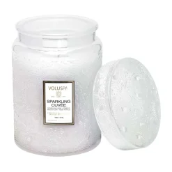 Voluspa Tuoksukynttilät & Tuoksutikut^Tuoksukynttilä lasipurkissa, 100 tuntia, Sparkling Cuvée
