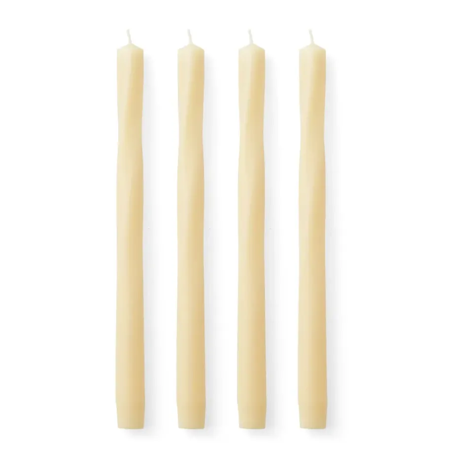 Audo Copenhagen Kynttilät^Twist kynttilä 30 cm 4-pakkaus, Ivory