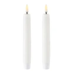 Uyuni Lighting Led-Kynttilät^Uyuni LED Kruunukynttilä valkoinen 2-pakkaus, 15,5 cm