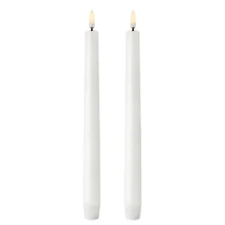 Uyuni Lighting Led-Kynttilät^Uyuni LED Kruunukynttilä valkoinen 2-pakkaus, 25,2 cm
