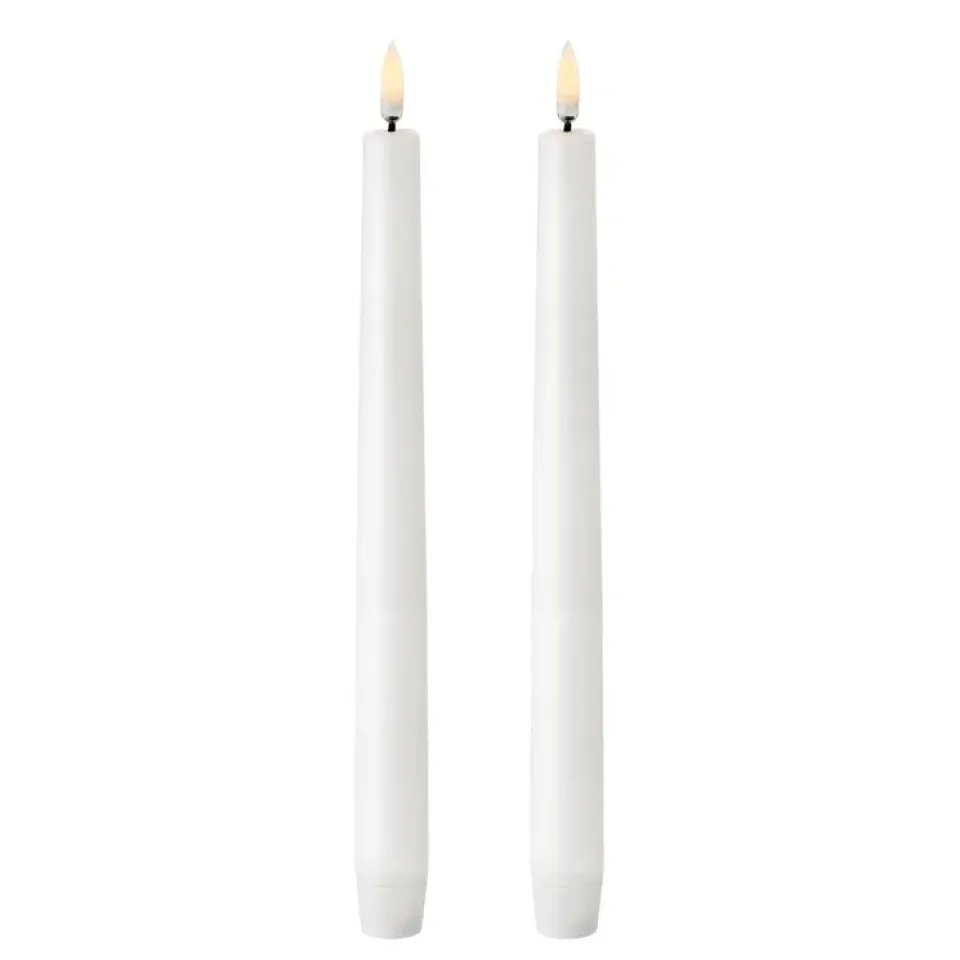 Uyuni Lighting Led-Kynttilät^Uyuni LED Kruunukynttilä valkoinen 2-pakkaus, 25,2 cm