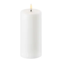 Uyuni Lighting Led-Kynttilät^Uyuni LED Pöytäkynttilä valkoinen Ø 7,8 cm, 15,2 cm