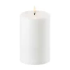 Uyuni Lighting Led-Kynttilät^Uyuni LED Pöytäkynttilä valkoinen Ø 10,1 cm, 15,2 cm