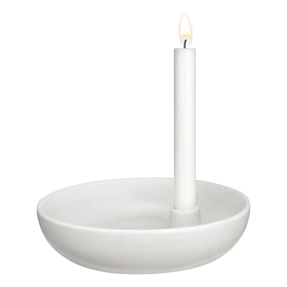 Scandi Living Kynttilänjalat & Kyntteliköt^Valley kynttilänjalka Ø21 cm, Valkoinen