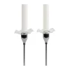 Sagaform Lisätarvikkeet Kynttilänjaloille Ja Kynttilälyhdyille^Viva valomansetti 2-pack, Kirkas